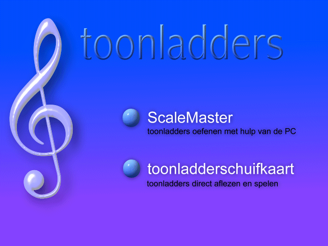 Toonladders: ScaleMaster / Toonladderschuifkaart